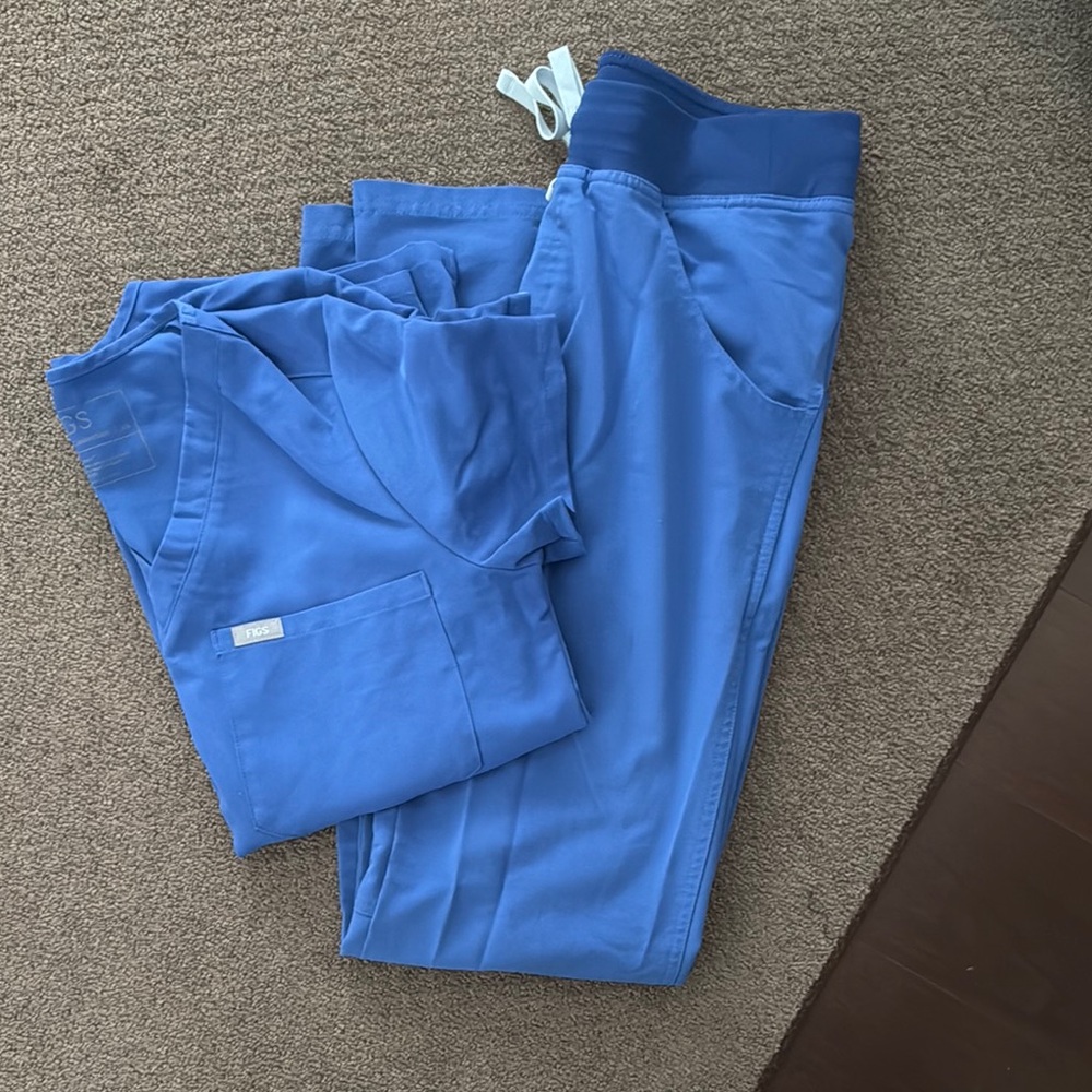 Blue Scrub Set